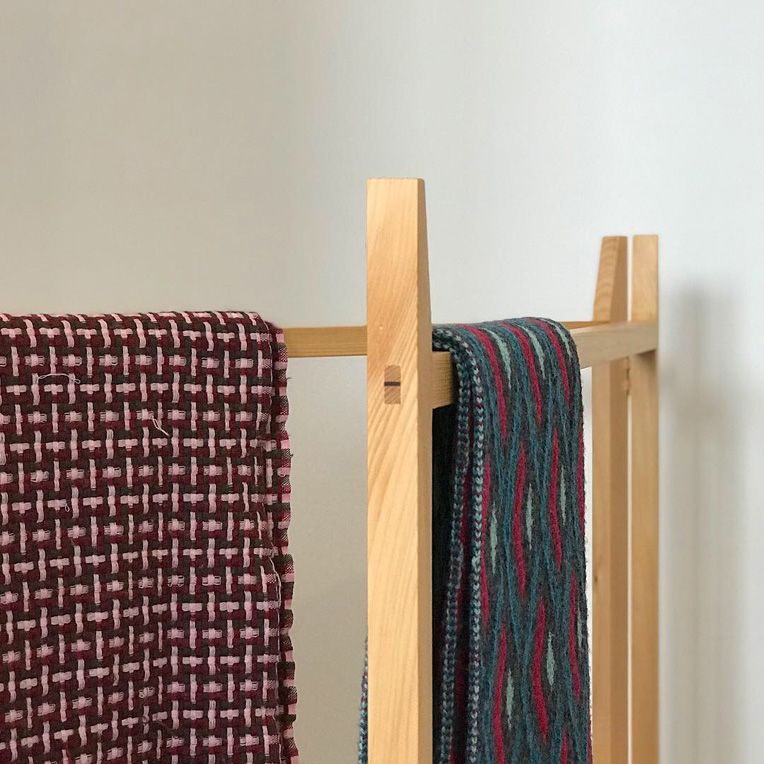 Hydrowood Celery Top Pine Shaker towel rail